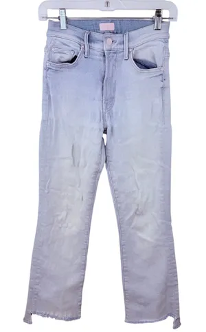 Mother Denim Women's The Insider Crop Step Frey Jeans Size 26 thumbnail 1