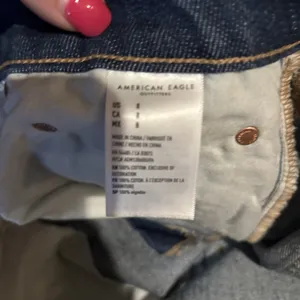American Eagle Y2K Low-Rise Maxi ‎ Jean Skirt Sz 8 Medium Wash Grunge Denim thumbnail 5