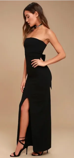 LULUS Prom Chic Wedding Holiday Sexy Elegant Vixen Sophisticated Cocktail Maxi thumbnail 1