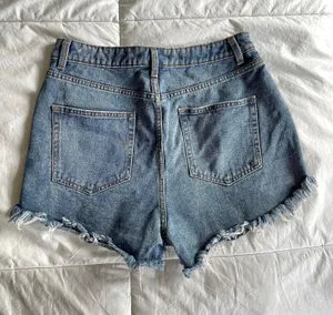 Wild Fable Denim shorts women blue Size 8 thumbnail 2