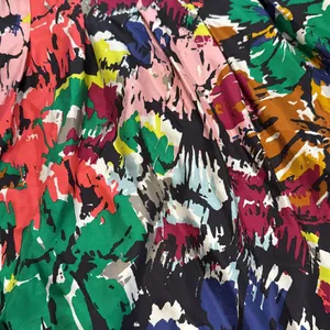 NWT J. Crew Colorful spaghetti strap brushstroke Abstract SILK dress midi 8 thumbnail 6