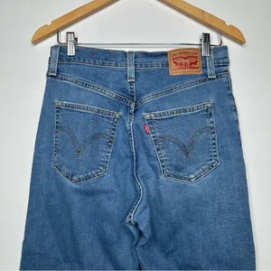 Levi’s Ribcage Straight Ankle Jeans Blue Size 27 thumbnail 7