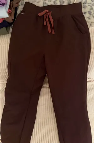 Espresso FIGS Scrub Pants High-Waisted Zamora Jogger thumbnail 1