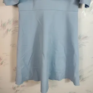 Zara Woman Blue Short Sleeve mini Dress thumbnail 5