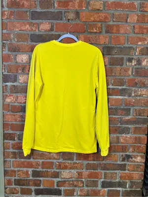 LF the Brand womens long sleeve graphic sweatshirt yellow XS thumbnail 4