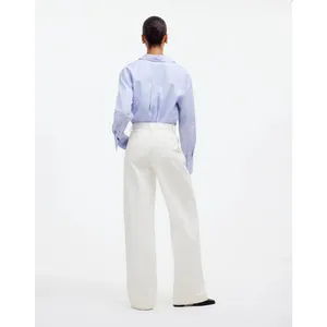 Madewell The Harlow Wide Leg Jean Airy Denim Edition Tile White Casual 29 NWT thumbnail 4