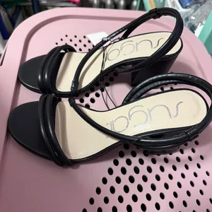 Sugar Block Black Heels Size 6.5 thumbnail 3