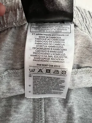 Adidas Ladies Gray Athletic Shorts thumbnail 5