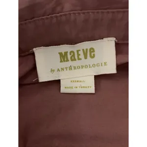 Maeve Anthropologie Taffeta Pink Shirt Dress Balloon Sleeve‎ Midi Boho XXS thumbnail 6