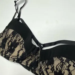 Designer Black Lace‎ Bikini Top Black Size XS thumbnail 4