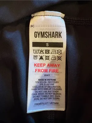 Gymshark Black High-Waisted V-Front Biker/workout Shorts women’s size S thumbnail 4