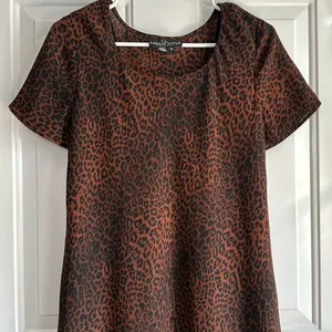 Carole Little Dresses Womens‎ Animal Print Short Sleeve Midi Dress Size 8 thumbnail 4