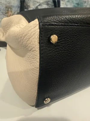 Kate Spade New York Magnolia Park Ollie Bag Purse Cream Black EUC thumbnail 7