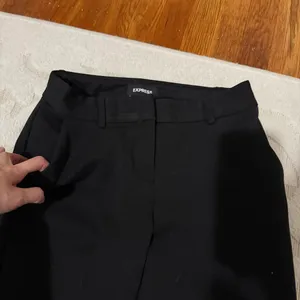 Express Women's Black Columnist Mid-Rise Ankle Pants Slacks Trousers 00L EUC thumbnail 3