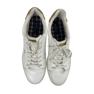 Ben Sherman Hampton White Leather Low Top Lace Up Round Toe Sneakers Shoes 10.5 thumbnail 2