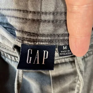 GAP Olive Green Tencel Blend Jogger Pants Medium Casual Drawstring Lounge thumbnail 6