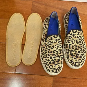 ROTHYS Women Slip On Shoes‎ In Camo Leopard print Size 8 thumbnail 7