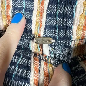 Free People Fine Line Slim Flared Knit High Rise‎ Pants thumbnail 4