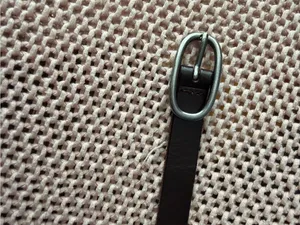 Banana Republic skinny leather studded belt darl brown size xs like new thumbnail 3