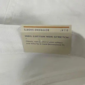 Universal Threads High Rise Cotton Boyfriend Shorts White Size 0 thumbnail 12