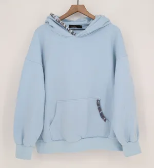 Trendy Queen Hoodie Women's L Light Blue See The Good Graphic Good thumbnail 1