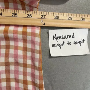 Old Navy Peasant Top Size XL Gingham Mandarin Popover Boho Cottagecore Prairie thumbnail 9