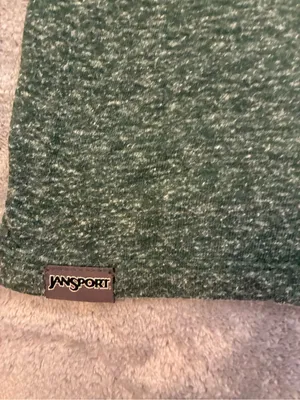 JanSport Women's Heathered Green V-Neck Tee Size Small thumbnail 7