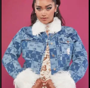 Dolls kill Bratz denim & faux fur jacket thumbnail 1
