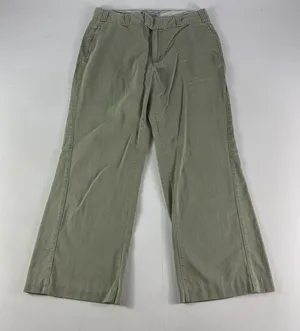 Columbia Pants Womens 12 Tan Chino 27" Inseam Cotton Polyester Hiking READ thumbnail 1