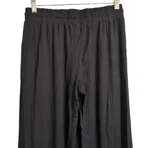 NWT Andie The Wide Leg Pant Black Elastic Drawstring Lounge XS thumbnail 4