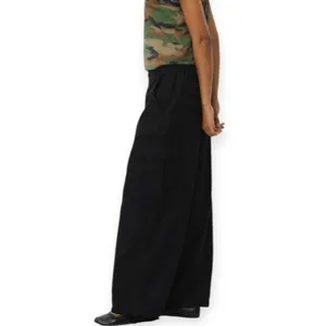 Tna Aritzia Strobel Cargo Pants Black Wide Leg Cinch Women’s Size 6 thumbnail 2