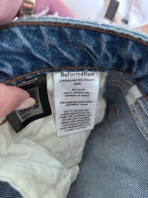Reformation Cynthia High-Rise Jeans Straight thumbnail 4