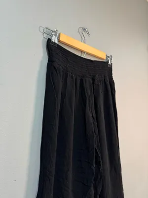 Black Joe B Wide Leg Elastic Waist Pants Size M EUC thumbnail 4