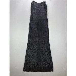 Jump Apparel 9/10 Formal Strapless Black Dress Shimmer Bodycon Prom Evening Y2K thumbnail 2