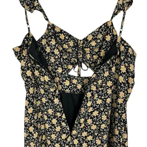 Lulus The Way to Love Dark Floral Print Ruffled Maxi Dress Sz XL Romantic Event thumbnail 10