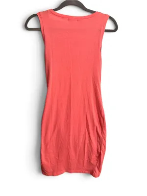 Leith Pink Ruched Tulip Midi Dress Size Small thumbnail 3