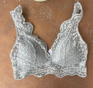 Baby blue lace bralette thumbnail 1