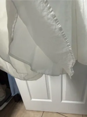 Zara White Spaghetti Strap Mini Dress thumbnail 7