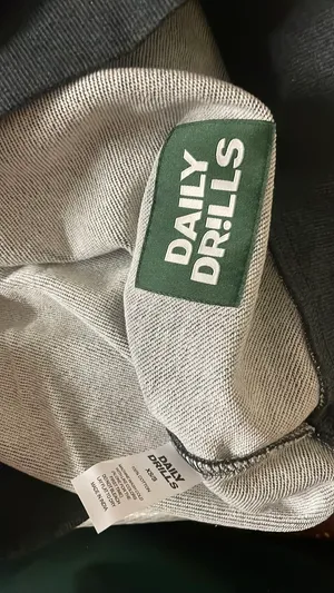 Daily Drills Black Sweatshirt Oversized Thermal xs/s thumbnail 4