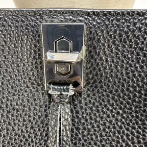 Rebecca Minkoff Black Pebble Leather Darren Tote Bag Large Shoulder Purse Lined thumbnail 2