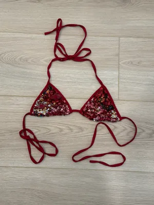 Dolls Kill Sequin Bra Top thumbnail 2