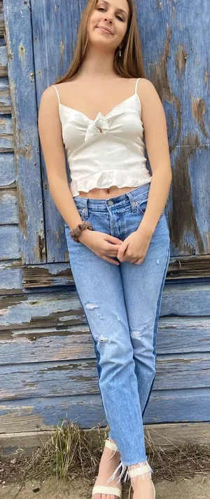 White Silk Top Size M thumbnail 1