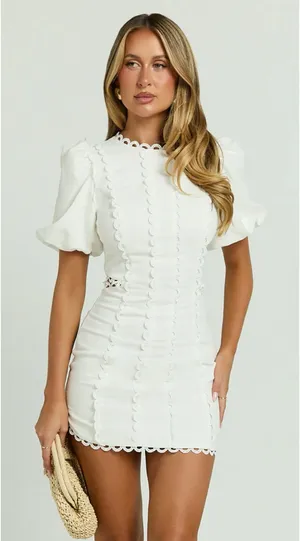 Showpo Mini White Dress thumbnail 1