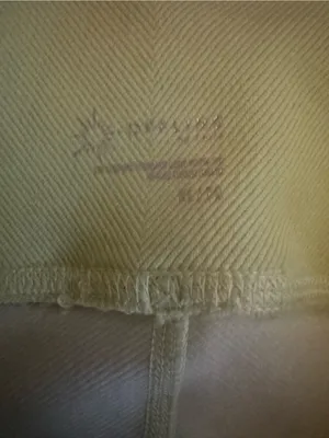 Aerie OFFLINE Neon Yellow Ribbed Leggings XL EUC High Waisted Athletic thumbnail 3
