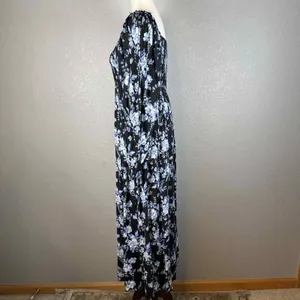 Free People Long Sleeve Jaymes Square Neck Maxi Midi Dress Size M‎ Floral NWT thumbnail 5