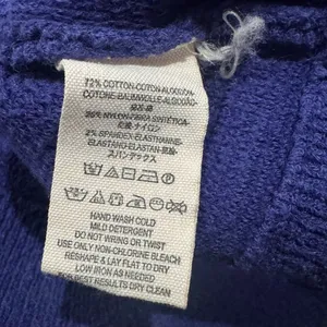 Free People Ottoman Slouchy Ribbed Mock Neck Sweater Tunic Blue Women’s Medium thumbnail 4