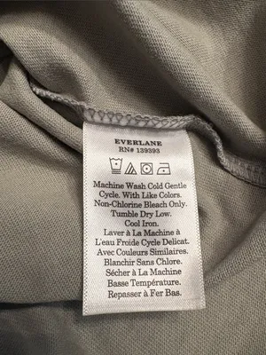 Everlane Women’s short sleeve organic cotton Polo dress sage green Size XXS NWT thumbnail 11