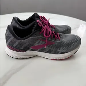 Brooks Women's Athletic Shoes in Gray and Pink thumbnail 2