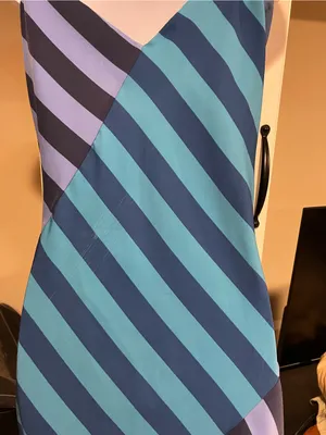 Saunders- Striped Blue Maxi Dress Size 6 thumbnail 11