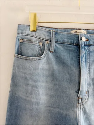 Madewell Wide-Leg Cropped Slim-Fit Jeans AN325 Size 30 thumbnail 10